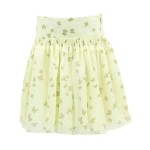 CHLOE lime yellow skirt