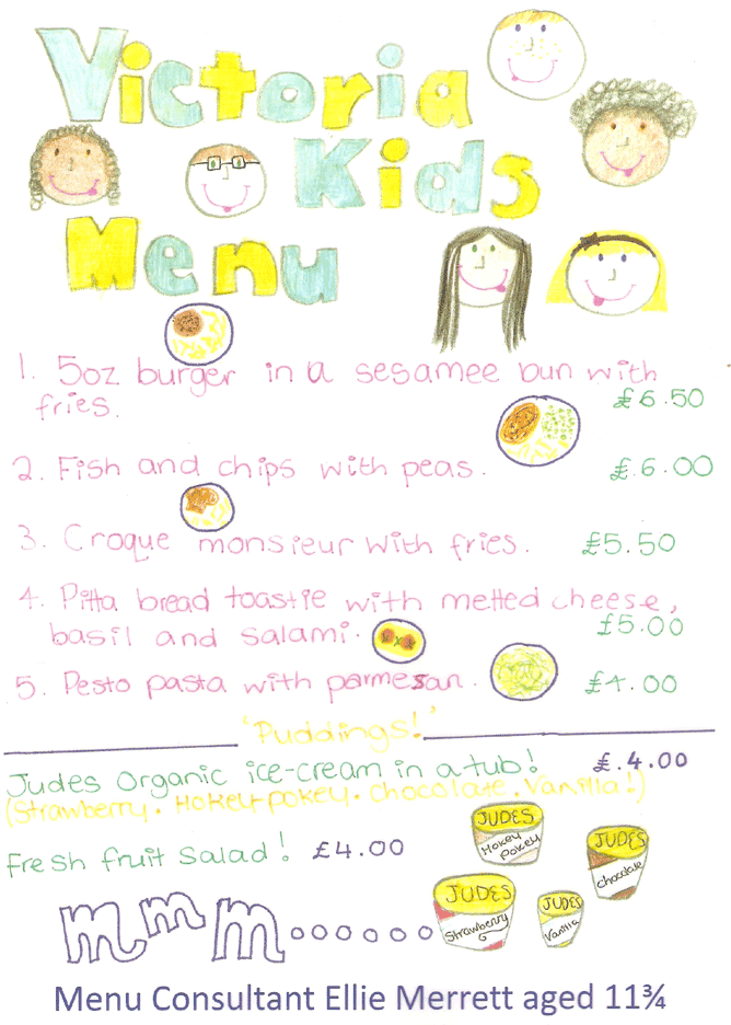 Kids Menu